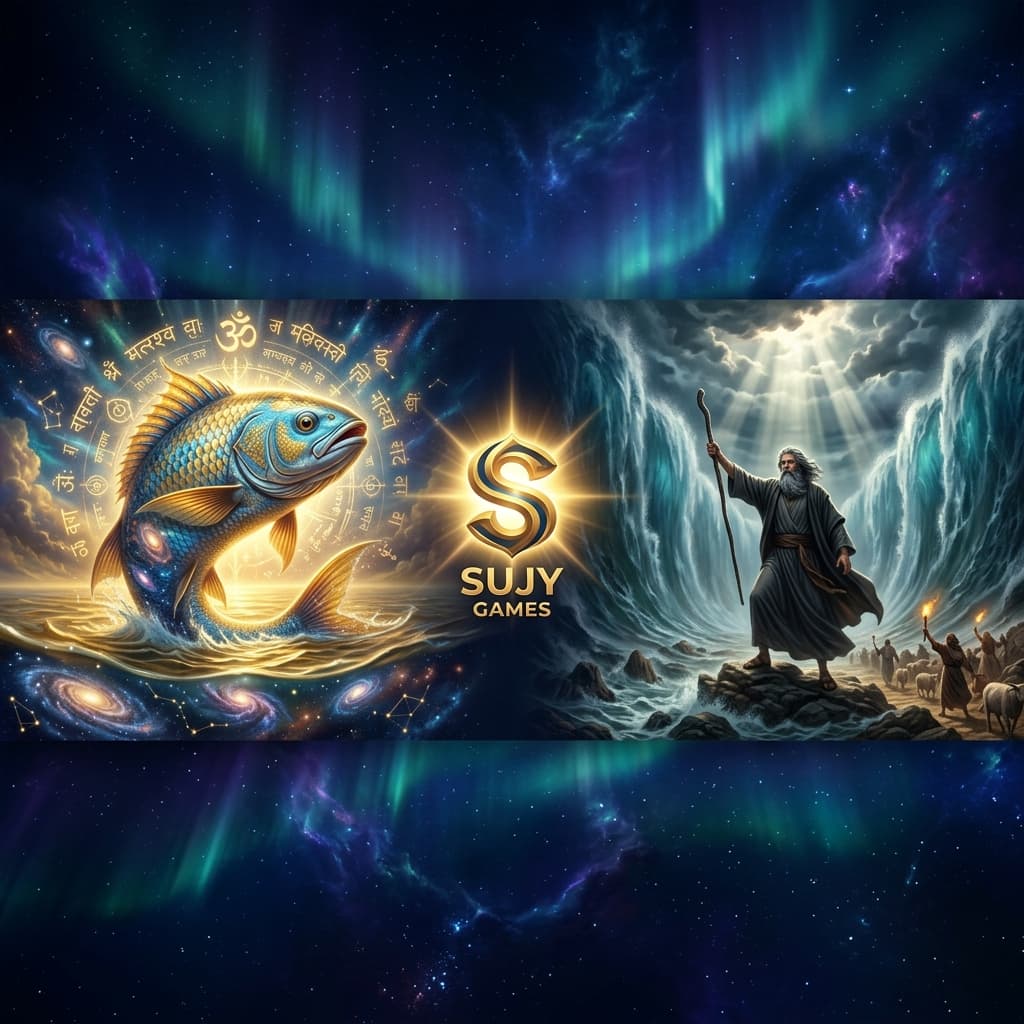 Matsya Avatar and Moses — SUJY Games cultural lore